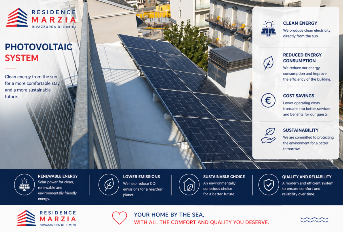 Photovoltaic system Residence Marzia Rimini sustainable energy
